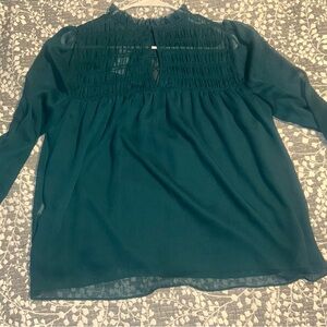 Banana Republic Dark Teal Blouse